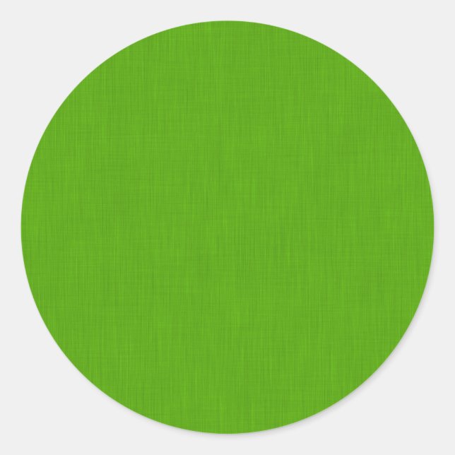 Calm & simple lime green textured background  runder aufkleber (Vorderseite)