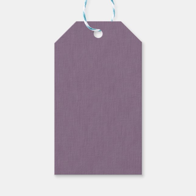 Calm & simple Purple textured background  Geschenkanhänger (Vorderseite)