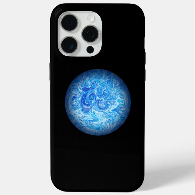 Calm Tide Fluid Art Handyhülle iPhone 15 Pro Max Case-Mate iPhone Hülle (Rückseite)