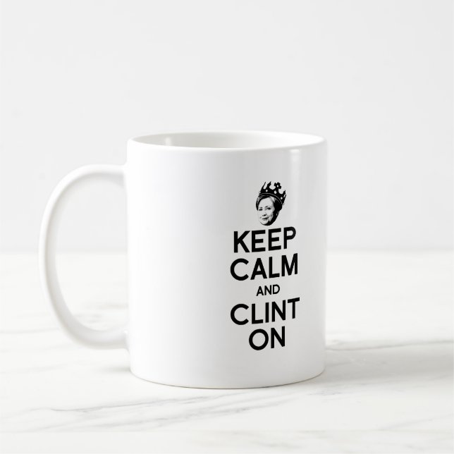 CALM UND CLINT ON BEHALTEN — KAFFEETASSE (Links)