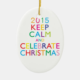 CALM- UND FEIERCHRISTMAS behalten - Vorlagenjahr Keramikornament