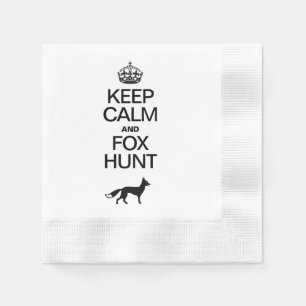 CALM UND FOX JUNT behalten Serviette