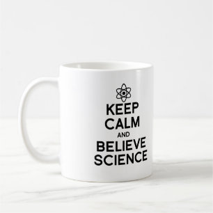 CALM UND GLAUBWISSENSCHAFT behalten Kaffeetasse