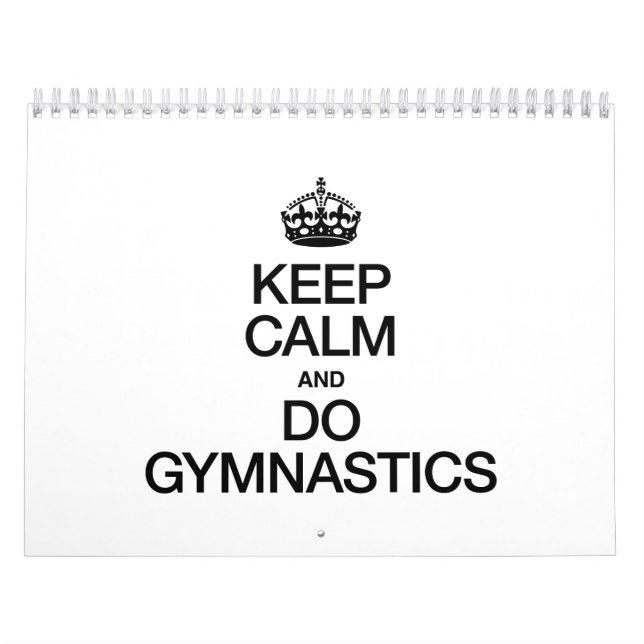 CALM UND GYMNASTIK behalten Kalender (Titelbild)