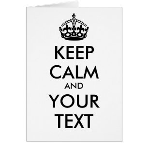 CALM und IHRER TEXT behalten - personalisierter Te