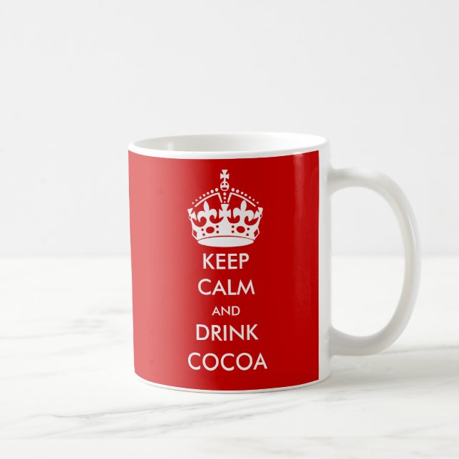 CALM UND Kakao behalten Kaffeetasse (Rechts)