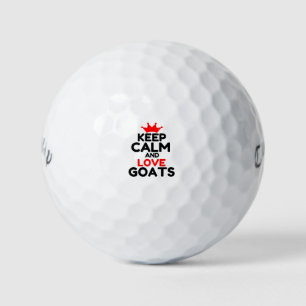 CALM- UND LIEBE-ZIEGEN behalten Golfball