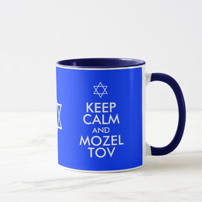 CALM und MOZEL TOV behalten Tasse (Rechts)