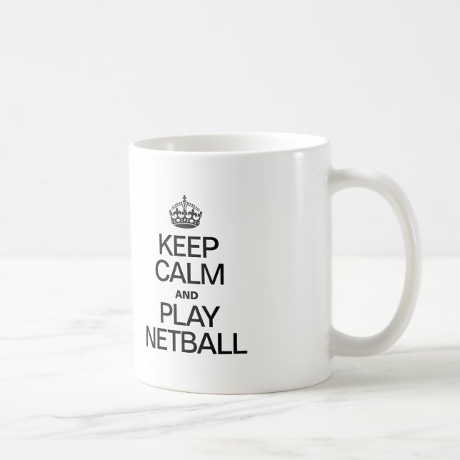 CALM UND NETBALL behalten Kaffeetasse (Rechts)