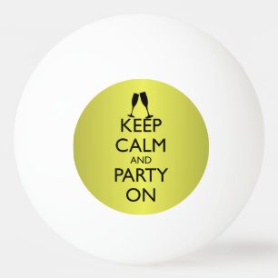 CALM UND PARTY behalten, CHAMPAGNE Tischtennisball
