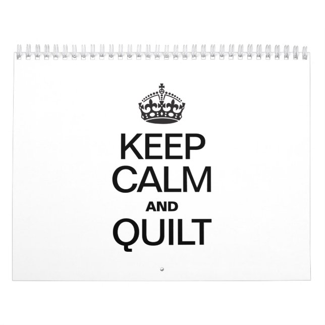 CALM UND QUILLE behalten Kalender (Titelbild)