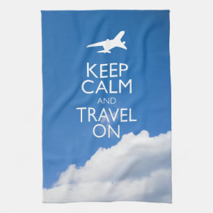 CALM UND REISE behalten Geschirrtuch