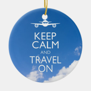 CALM UND REISE behalten Keramikornament