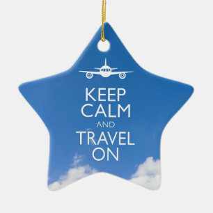 CALM UND REISE behalten Keramikornament