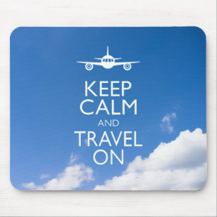 CALM UND REISE behalten Mousepad