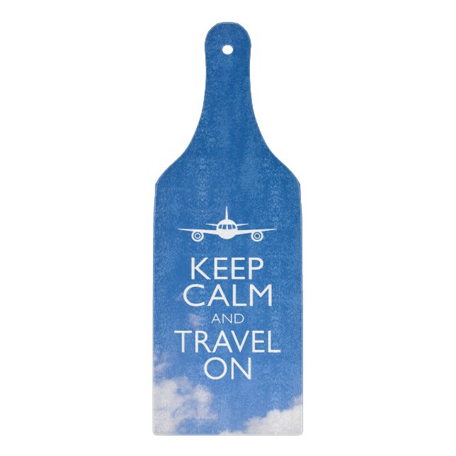 CALM UND REISE behalten Schneidebrett (Vorderseite)