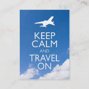 CALM UND REISE behalten Visitenkarte