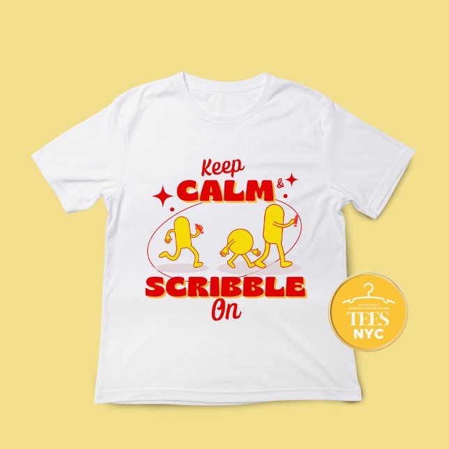 Calm und Scribble auf Unisex-T - Shirt behalten (Von Creator hochgeladen)