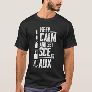 Calm und Set SCE mit Saturn für Rocke auf AUX beha T-Shirt