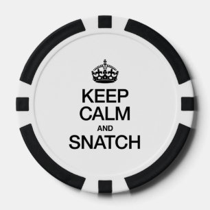 CALM UND SNATCH behalten Pokerchips