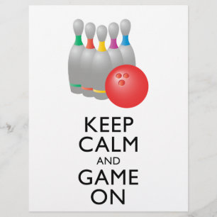 CALM UND SPIEL behalten - Bowling Flyer