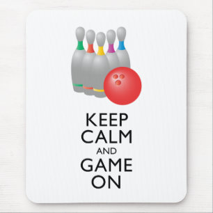 CALM UND SPIEL behalten - Bowling Mousepad