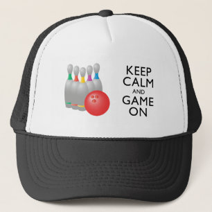CALM UND SPIEL behalten - Bowling Truckerkappe