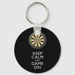 CALM UND SPIEL behalten - Dart Board Schlüsselanhänger