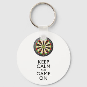 CALM UND SPIEL behalten - Dart Board Schlüsselanhänger