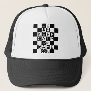 CALM UND SPIEL behalten - Schach Truckerkappe