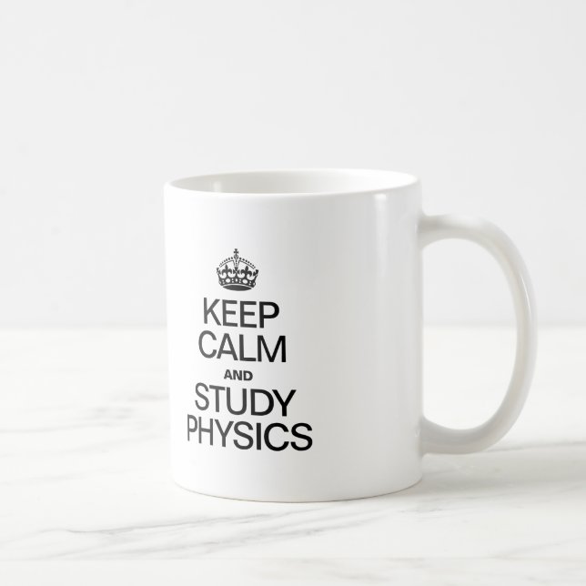 CALM UND STUDIENPHYSIK behalten Kaffeetasse (Rechts)