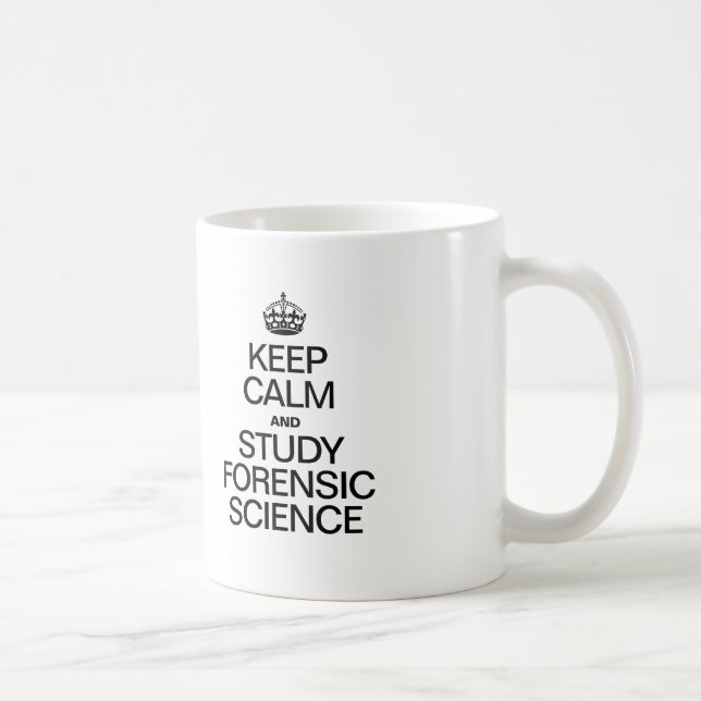 CALM UND STUDIEREN IN DER WISSENSCHAFT behalten Kaffeetasse (Rechts)