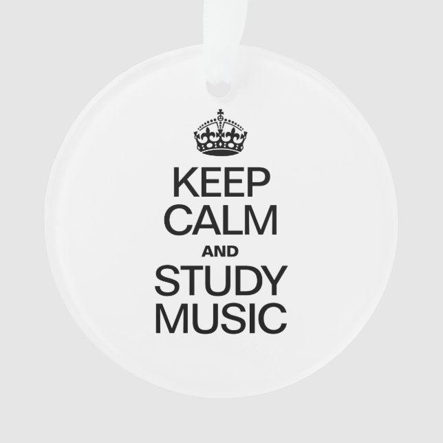CALM UND STUDMUSIK behalten Ornament (Vorderseite)
