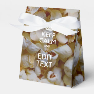 CALM UND Text auf Popcorn behalten Geschenkschachtel