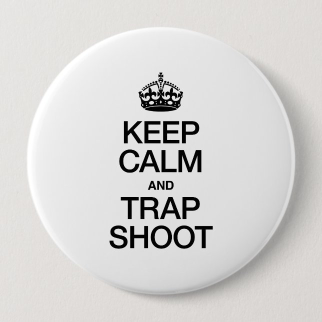 CALM- UND TRAP-SHOOT behalten Button (Vorderseite)