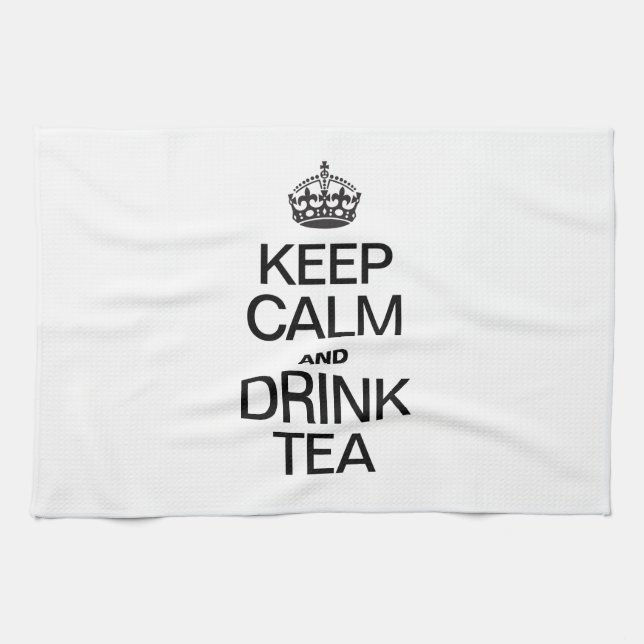 CALM UND TRINKTEE behalten Handtuch (Horizontal)