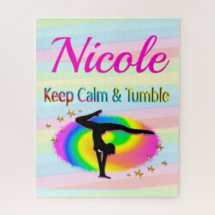 CALM- UND TUMBLE GYMNASTICS-DESIGN behalten