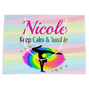 CALM- UND TUMBLE GYMNASTICS-DESIGN behalten Große Geschenktüte