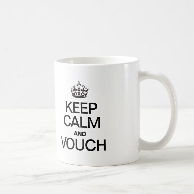 CALM UND VOUCH behalten Kaffeetasse (Rechts)