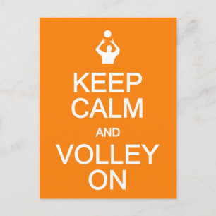 Calm & Volley auf Postkarte behalten, anpassen