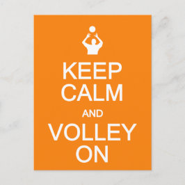 Calm & Volley auf Postkarte behalten, anpassen