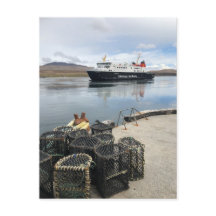 Calmac-Fähre auf dem Weg nach Islay in Schottland