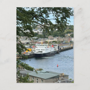 Calmac Ferry auf Rothesay, Insel Bute, Schottland Feiertagspostkarte