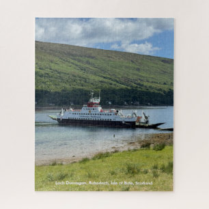 Calmac Ferry in Rubodach, Insel Bute, Schottland