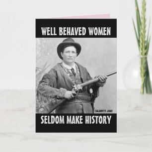 CALMANITY JANE (Cowgirl) CARTES D'ANNIVERSAIRE POU