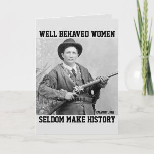 CALMANITY JANE (Cowgirl) CARTES D'ANNIVERSAIRE POU