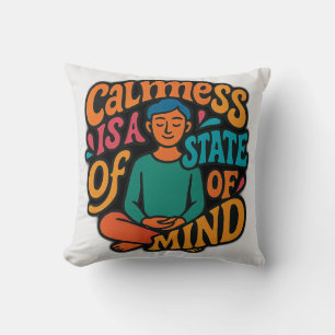 Calmess ist ein Staat des Geistes - die Yogi Zen v Kissen