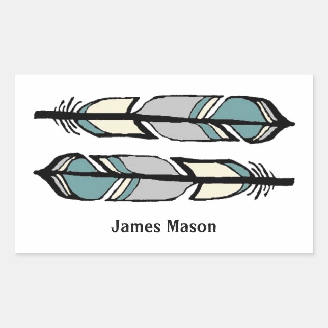 Calming Feathers Stickers (Vorderseite)