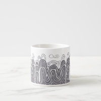 Calming Mountain View Espresso Cup