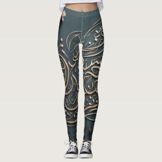 Calming Typografie Anspruchsvolles Lagging Design Leggings